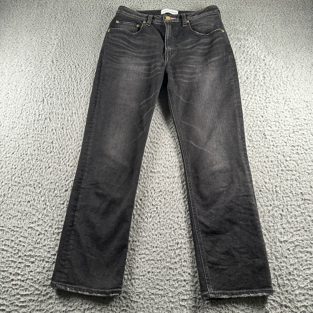 TU ES MON TRESOR Jeans Womens 26 Mid Rise Skinny‎ Cropped Hem Black Japanese